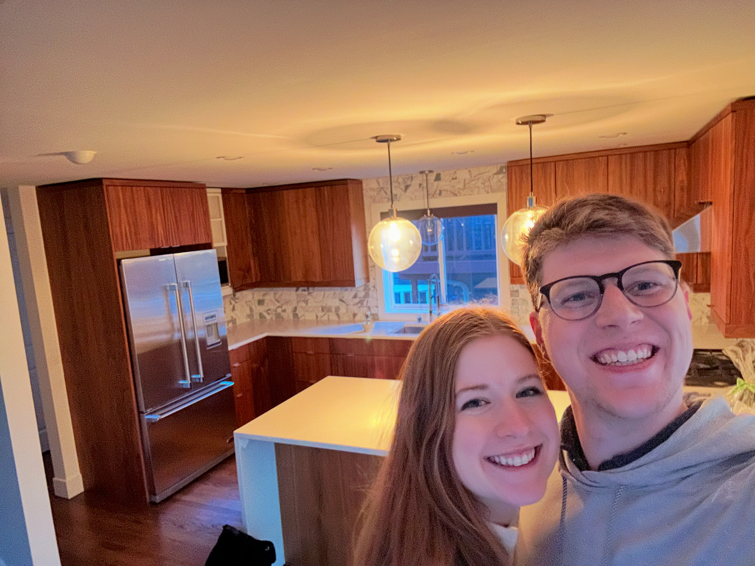 First time seeing the house - ended up loving it!
